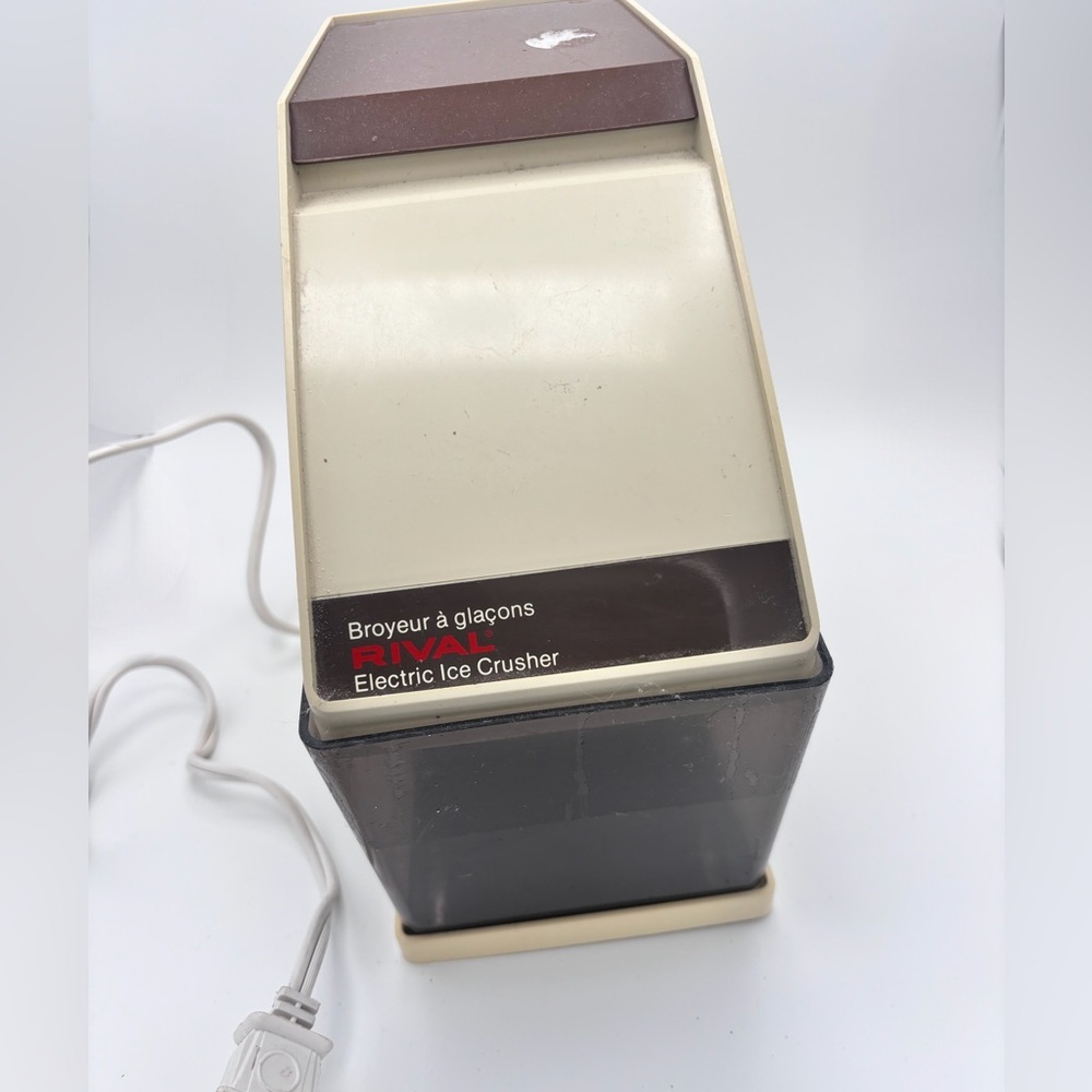 Vintage Rival Electric Ice Crusher Made in USA